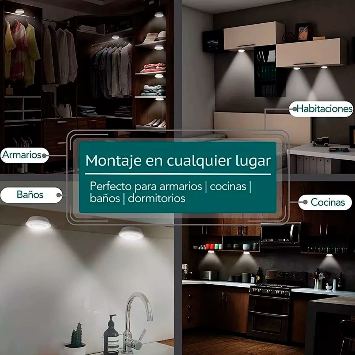 Miniatura 4 de Lampara Luces Led X3 Multiusos COB